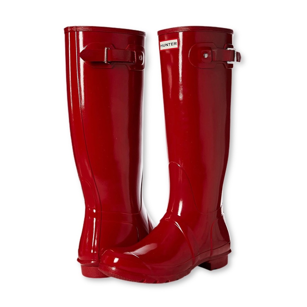 Hunter Women's Original Tall Rain Red Boot US 7